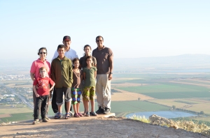 Overlooking the Jezreel Valley in Nazareth